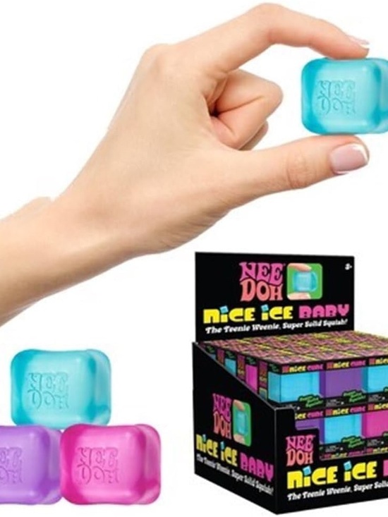 Needoh Other - NeeDoh Nice Ice Baby Squishy Ice Cube - ONE BLUE